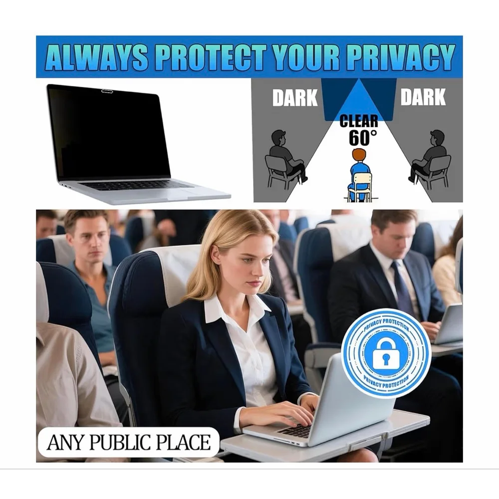 NEW Nano-Suction Privacy Screen Protector MacBook Pro 13”